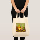 Geweldige Groenten Rock Cartoon Fun Salad Tote Bag (Voorkant (product))