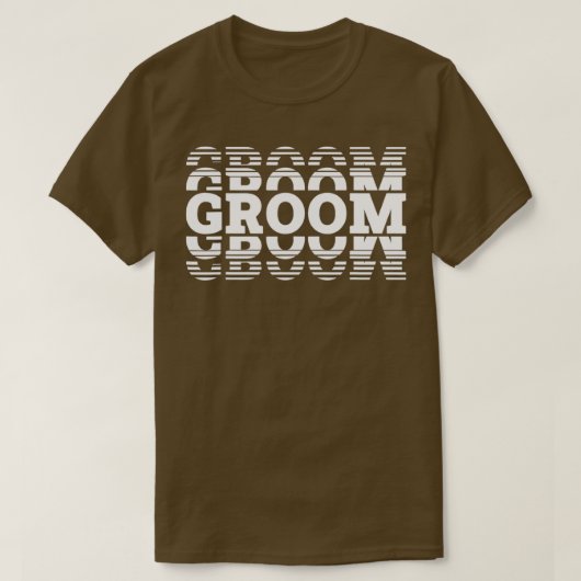 geweldige groom voor geweldige man t-shirt (Design voorkant)