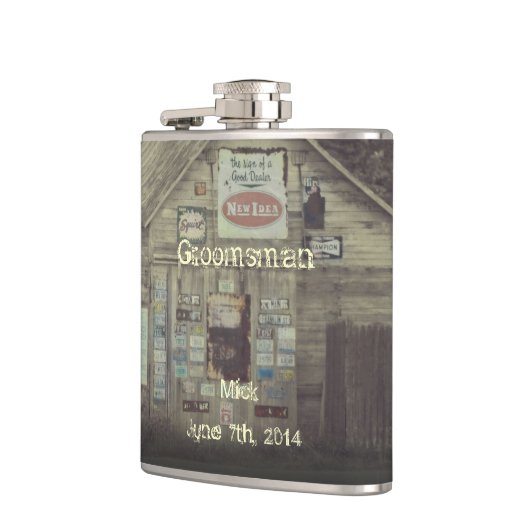 Geweldige Groomsmen-kolf Heupfles (Links)