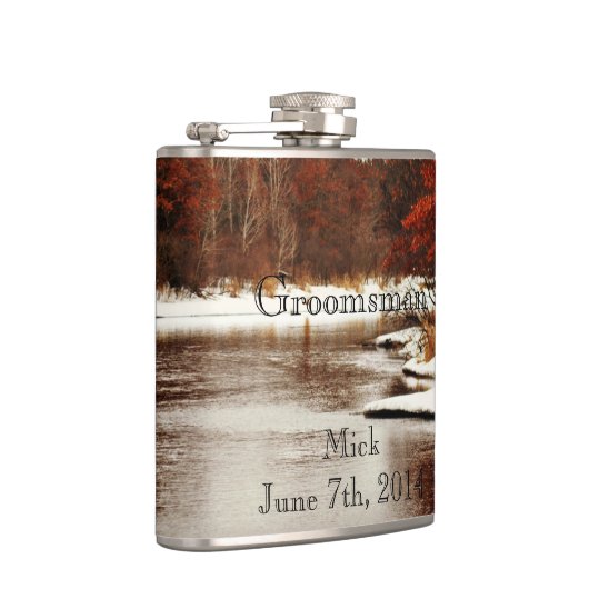 Geweldige Groomsmen-kolf Heupfles (Rechts)