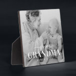 Geweldige grootmoeder sinds 20XX eenvoudige legant Fotoplaat<br><div class="desc">Dit eenvoudige en moderne ontwerp bestaat uit serif en cursieve typografie en voegt een douanefoto toe</div>