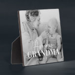 Geweldige grootmoeder sinds 20XX eenvoudige legant Fotoplaat<br><div class="desc">Dit eenvoudige en moderne ontwerp bestaat uit serif en cursieve typografie en voegt een douanefoto toe</div>