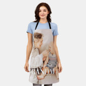 Geweldige grootmoeder sinds 20XX eenvoudige legant Schort (Gedragen)