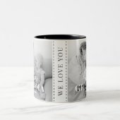 Geweldige grootmoeder sinds 20XX eenvoudige legant Tweekleurige Koffiemok (Center)