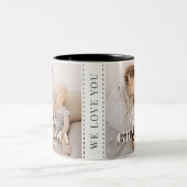 Geweldige grootmoeder sinds 20XX eenvoudige legant Tweekleurige Koffiemok (Center)