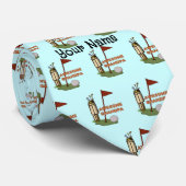 Geweldige grootpa Golf mannen stropdas (Opgerold)