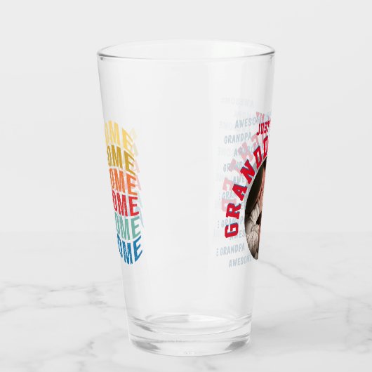 Geweldige Grootvader Kleindochter Vaderdag Glas (Links)