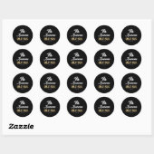 Geweldige Grote Papa Speciale Grote Opa Ronde Sticker (Vel)