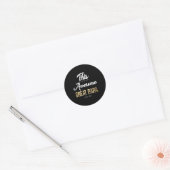 Geweldige Grote Papa Speciale Grote Opa Ronde Sticker (Envelop)