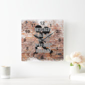 GEWELDIGE GRUNE GYM VIERKANTE KLOK (Huis)