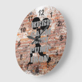 GEWELDIGE GRUNGE GYM GROTE KLOK (Hoek)