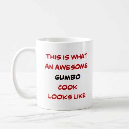 geweldige gumbokok koffiemok (Links)