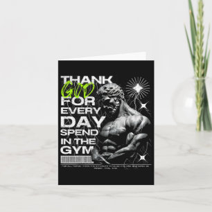 Geweldige Gym Brother Uni-volwassenen Gym Kaart