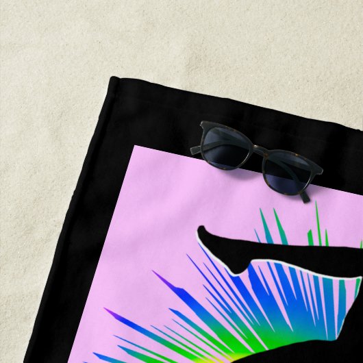 GEWELDIGE GYMNAST MEISJE GEPERSONALISEERDE STRANDH STRANDLAKEN (In situ)