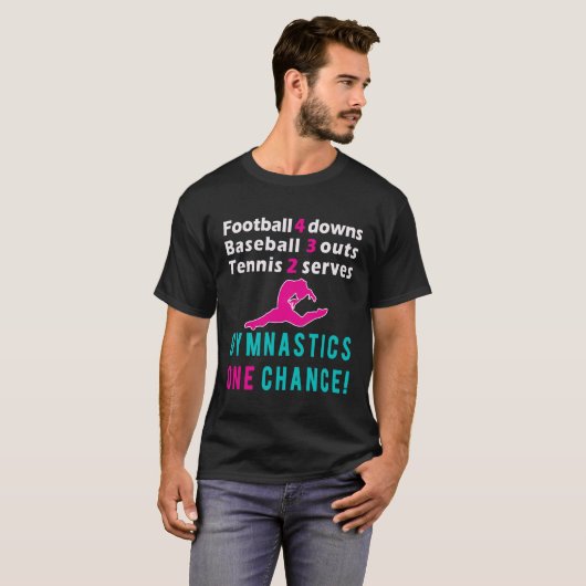 Geweldige gymnastiek schenkend design voor meisjes t-shirt (Voorkant volledig)