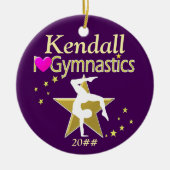 GEWELDIGE GYMNASTISCH ORNAMENT MET PERSONALISATIE  (Voorkant)