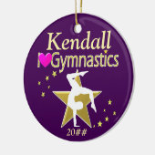 GEWELDIGE GYMNASTISCH ORNAMENT MET PERSONALISATIE  (Links)