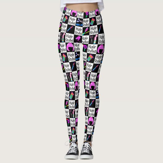 GEWELDIGE HAARSTYLIST LEGGINGS (Voorkant)