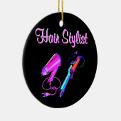 GEWELDIGE HAARSTYLIST T - SHIRTS EN GESCHENKEN KERAMISCH ORNAMENT (Rechts)