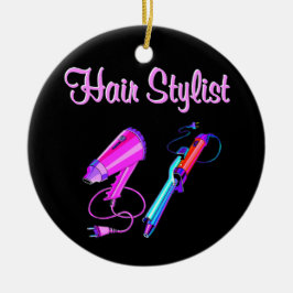 GEWELDIGE HAARSTYLIST T - SHIRTS EN GESCHENKEN KERAMISCH ORNAMENT