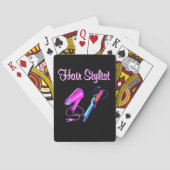 GEWELDIGE HAARSTYLIST T - SHIRTS EN GESCHENKEN POKERKAARTEN (Achterkant)