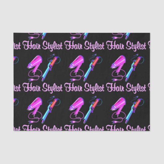 GEWELDIGE HAARSTYLIST T - SHIRTS EN GESCHENKEN TISSUEPAPIER (Voorkant)