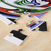 Geweldige Hakuna Matata Wervelende Kunstprint Legpuzzel (Zijkant)