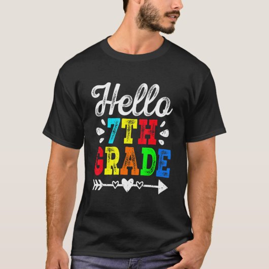 Geweldige Hallo Retro T-shirt (Voorkant)