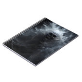 Geweldige Halloween Creepy Fantasy Ghost Notitieboek (Linkerzijde)