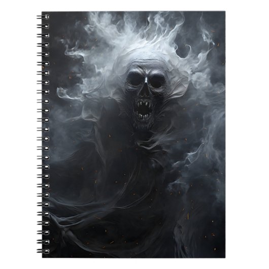 Geweldige Halloween Creepy Fantasy Ghost Notitieboek (Voorkant)