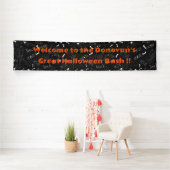 Geweldige Halloween Custom Banner en Dancing Skele (Insitu)