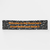 Geweldige Halloween Custom Banner en Dancing Skele (Horizontaal)