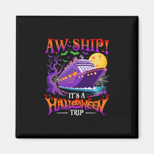 Geweldige Halloweenreis Familie Cruising Crew Crui Magneet