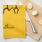 Geweldige, Happiness Party Dansers Keuken Handdoek (Quarter Fold)