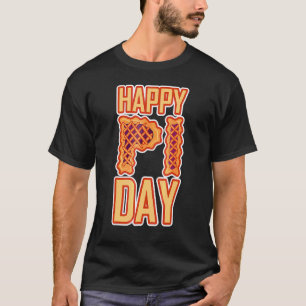 Geweldige Happy Pi Day Wiskunde Symbool Pie Funny T-shirt