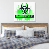 Geweldige hardstyle biohazard canvas (Insitu (Slaapkamer))