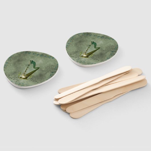 Geweldige harp handwaaier (Niet-gemonteerd)