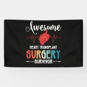 Geweldige harttransplantatie Chirurgische ingreep Spandoek