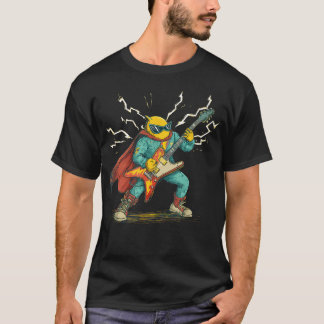 Geweldige heldenuitstraling met cape en t-shirt
