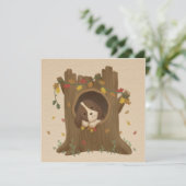 Geweldige herfst: Beagle Kaart (Staand voorkant)