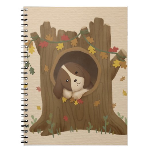 Geweldige herfst: Beagle Notitieboek (Voorkant)