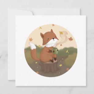 Geweldige herfst: Fox Kaart