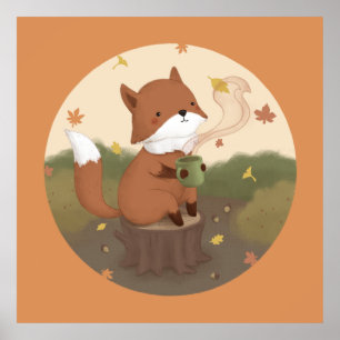 Geweldige herfst: Fox Poster