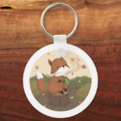 Geweldige herfst: Fox Sleutelhanger (Voorkant)