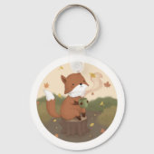 Geweldige herfst: Fox Sleutelhanger (Achterkant)