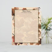 Geweldige herfst Leaves Letterhead Briefpapier Gepersonaliseerd Briefhoofd (Staand voorkant)