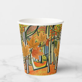 Geweldige Herfst Papieren Bekers