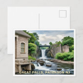 Geweldige Herfsten, Paterson NJ Briefkaart (Voorkant / Achterkant)
