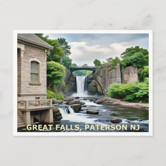 Geweldige Herfsten, Paterson NJ Briefkaart (Voorkant)