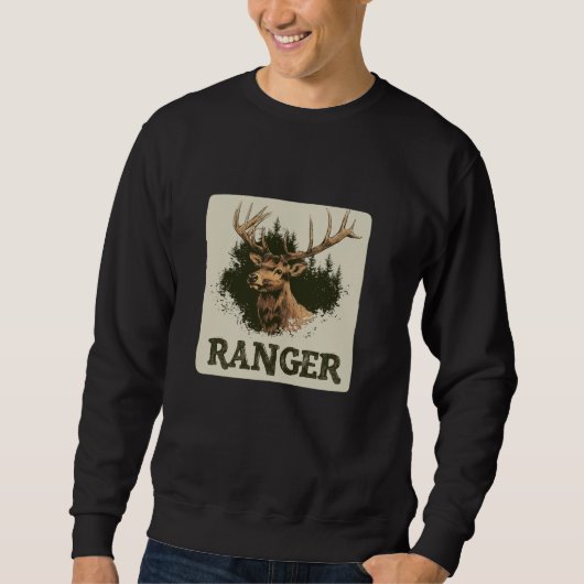 Geweldige hertenbok met Ranger Statement-kostuum Trui (Voorkant)